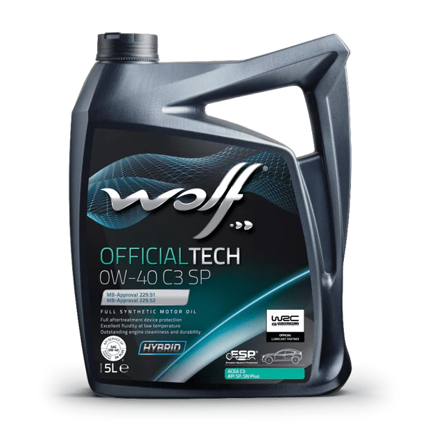 WOLF OFFICIALTECH 0W40 C3 SP - 5L